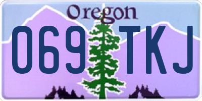 OR license plate 069TKJ