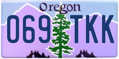 OR license plate 069TKK