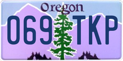 OR license plate 069TKP