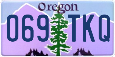 OR license plate 069TKQ