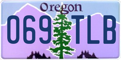 OR license plate 069TLB
