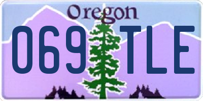 OR license plate 069TLE