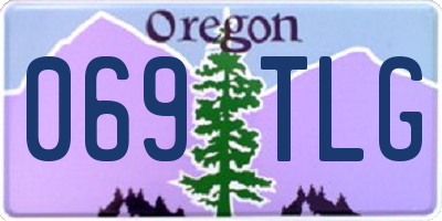 OR license plate 069TLG