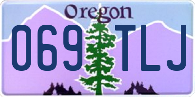 OR license plate 069TLJ