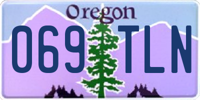 OR license plate 069TLN
