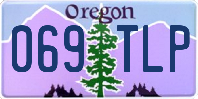 OR license plate 069TLP