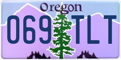 OR license plate 069TLT