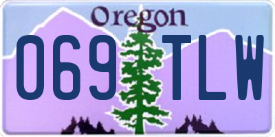 OR license plate 069TLW