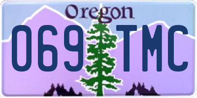 OR license plate 069TMC