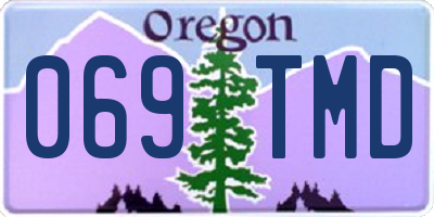 OR license plate 069TMD