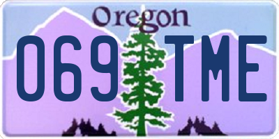 OR license plate 069TME