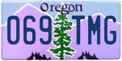 OR license plate 069TMG