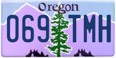 OR license plate 069TMH