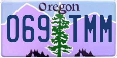 OR license plate 069TMM