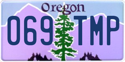OR license plate 069TMP