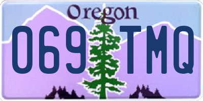 OR license plate 069TMQ