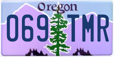 OR license plate 069TMR