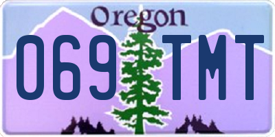 OR license plate 069TMT