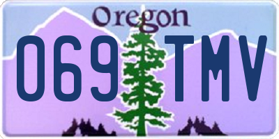 OR license plate 069TMV