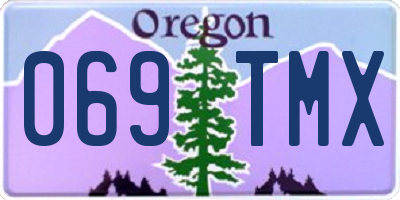 OR license plate 069TMX