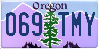 OR license plate 069TMY