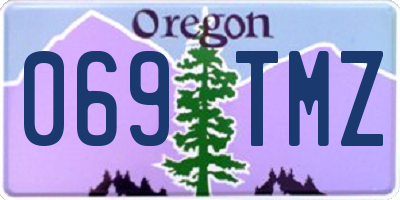 OR license plate 069TMZ
