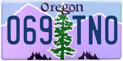 OR license plate 069TNO