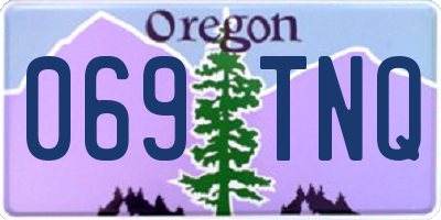 OR license plate 069TNQ