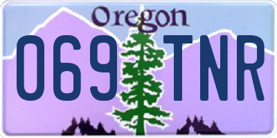 OR license plate 069TNR