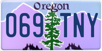 OR license plate 069TNY