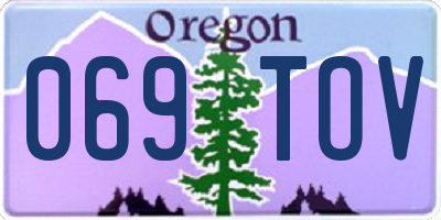 OR license plate 069TOV