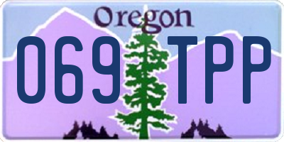 OR license plate 069TPP