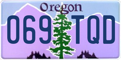 OR license plate 069TQD