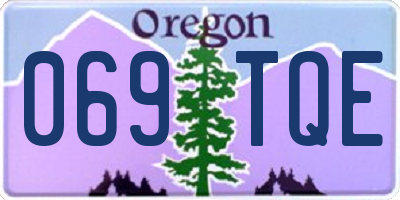 OR license plate 069TQE