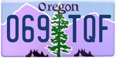 OR license plate 069TQF