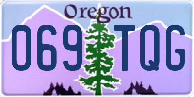 OR license plate 069TQG
