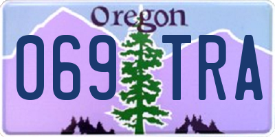OR license plate 069TRA