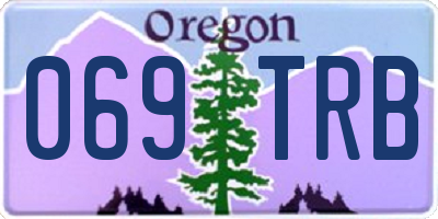 OR license plate 069TRB