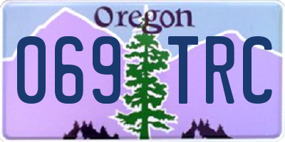 OR license plate 069TRC