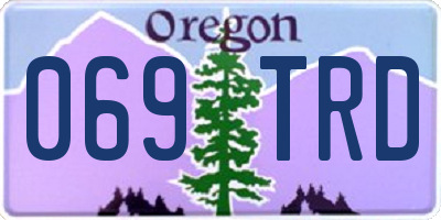 OR license plate 069TRD