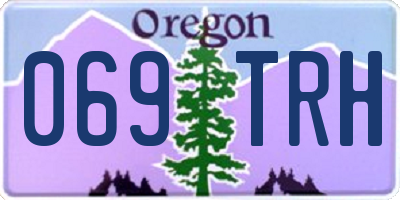OR license plate 069TRH