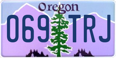OR license plate 069TRJ