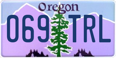 OR license plate 069TRL