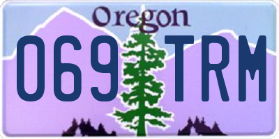 OR license plate 069TRM