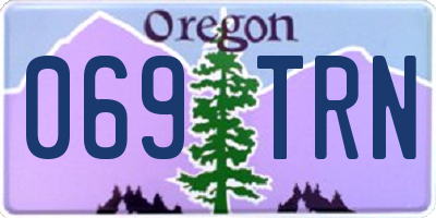 OR license plate 069TRN