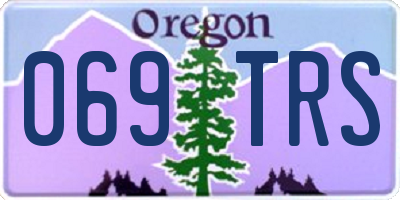 OR license plate 069TRS