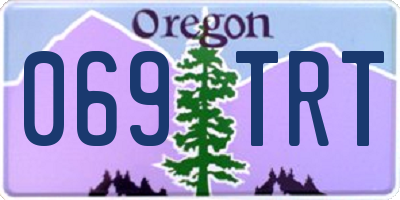 OR license plate 069TRT