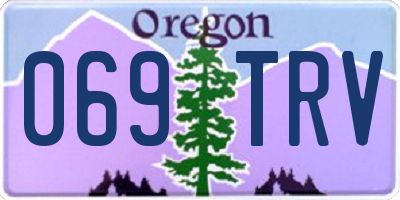 OR license plate 069TRV