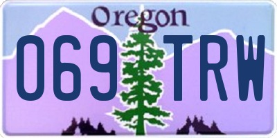 OR license plate 069TRW