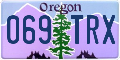 OR license plate 069TRX